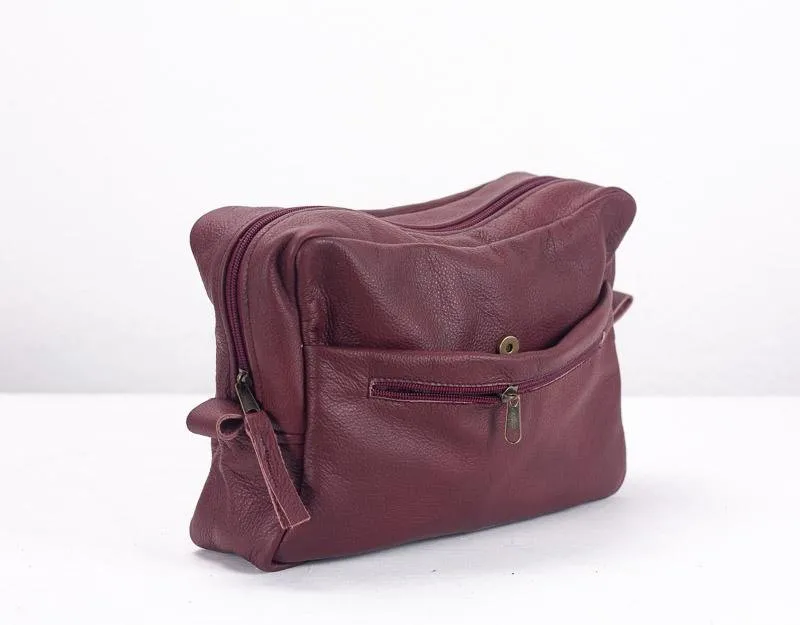 Ydra organizer - Burgundy leather