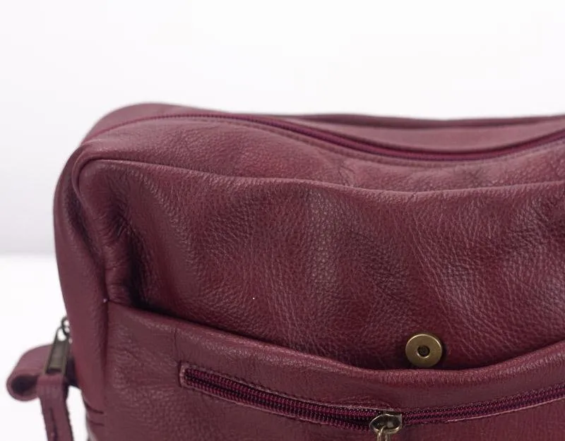 Ydra organizer - Burgundy leather